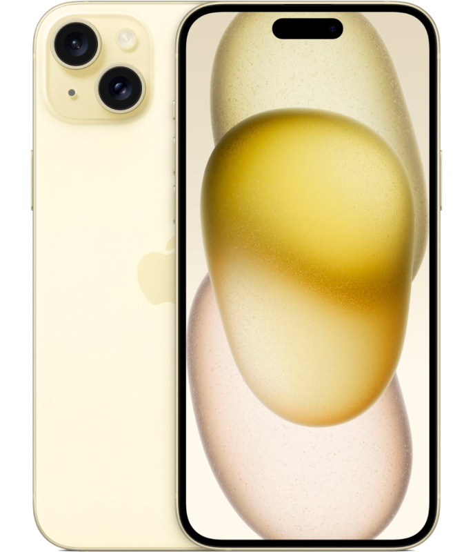 Apple iPhone 15 Plus, 128 ГБ, желтый, nano SIM